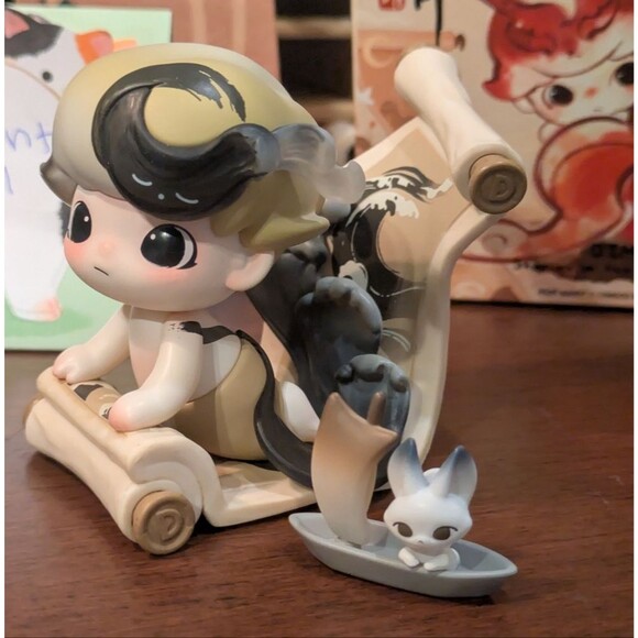 POP MART DIMOO Stories In The Cup Series Blind Box River Scroll - Picture 2 of 8